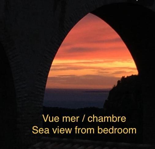 Studio Pied Village Eze - Dans Villa Recente - Parking Gratuit Exterior foto